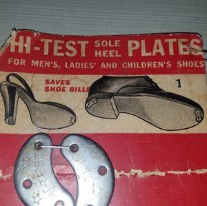 Vintage HI-TEST SOLE HEEL PLATES